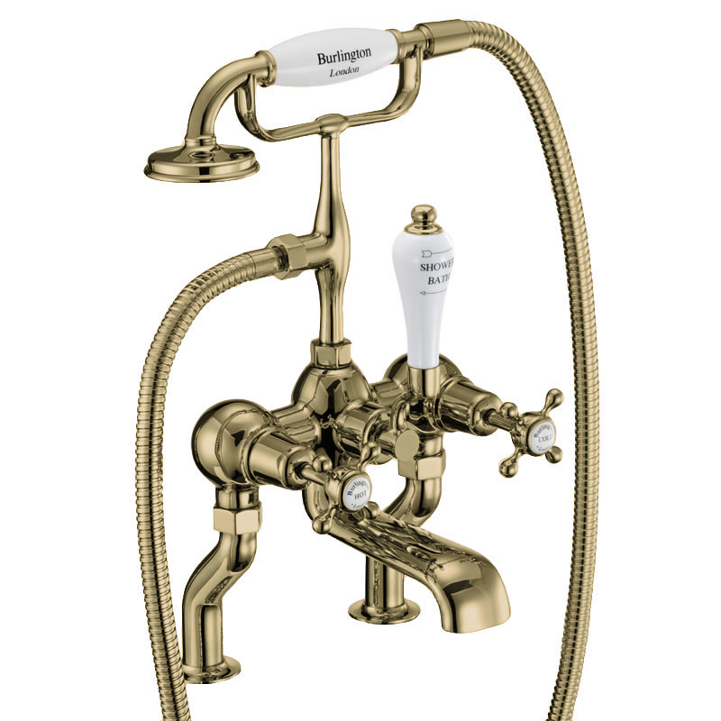 Claremont bath shower mixer - deck mounted